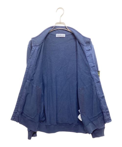 STONE ISLAND（ストーンアイランド）STONE ISLAND (ストーンアイランド) スウェットカーディガン インディゴ サイズ:Mの古着・服飾アイテム
