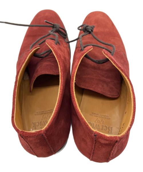 berwick（バーウィック）berwick (バーウィック) チャッカーブーツ ワインレッド サイズ:SIZE 8の古着・服飾アイテム
