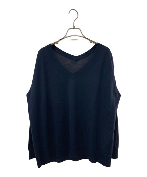 MUSE de Deuxieme Classe（ミューズ ドゥーズィエム クラス）MUSE de Deuxieme Classe (ミューズ ドゥーズィエム クラス) MILLENNIUM Vネック プルオーバー ネイビー サイズ:-の古着・服飾アイテム