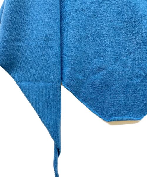 extreme cashmere（エクストリーム カシミア）extreme cashmere (エクストリーム カシミア) n°150 witch scarfs ブルーの古着・服飾アイテム