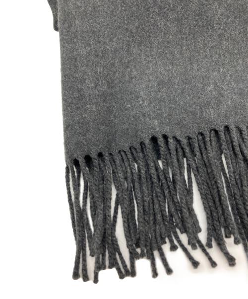 JOHNSTONS OF ELGIN（ジョンストンズオブエルガン）JOHNSTONS OF ELGIN (ジョンストンズオブエルガン) カシミヤ大判ストール チャコールグレーの古着・服飾アイテム