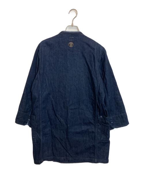CANTON OVERALLS（キャントンオーバーオールズ）CANTON OVERALLS (キャントンオーバーオールズ) 猿田彦珈琲 (サルタヒココーヒー) デニムジャケット インディゴ サイズ:Mの古着・服飾アイテム