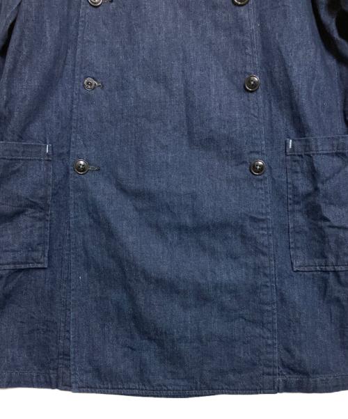 CANTON OVERALLS（キャントンオーバーオールズ）CANTON OVERALLS (キャントンオーバーオールズ) 猿田彦珈琲 (サルタヒココーヒー) デニムジャケット インディゴ サイズ:Mの古着・服飾アイテム