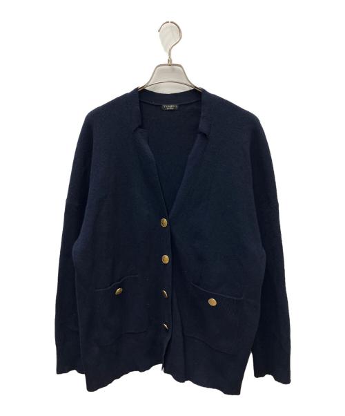 VERMEIL par iena（ヴェルメイユ パー イエナ）VERMEIL par iena (ヴェルメイユ パー イエナ) ゴールドポイントブークレーニットカーディガン ネイビー サイズ:FREEの古着・服飾アイテム