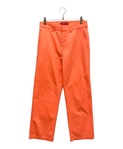 SUPREME（シュプリーム）SUPREME (シュプリーム) Work Pant オレンジ サイズ:76ｃｍ（W30）の古着・服飾アイテム