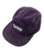 SUPREMEシュプリーム）の古着「Corduroy Camp Cap/コーデュロイキャンプキャップ」｜パープル