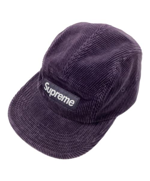 SUPREME（シュプリーム）Supreme (シュプリーム) Corduroy Camp Cap/コーデュロイキャンプキャップ パープルの古着・服飾アイテム