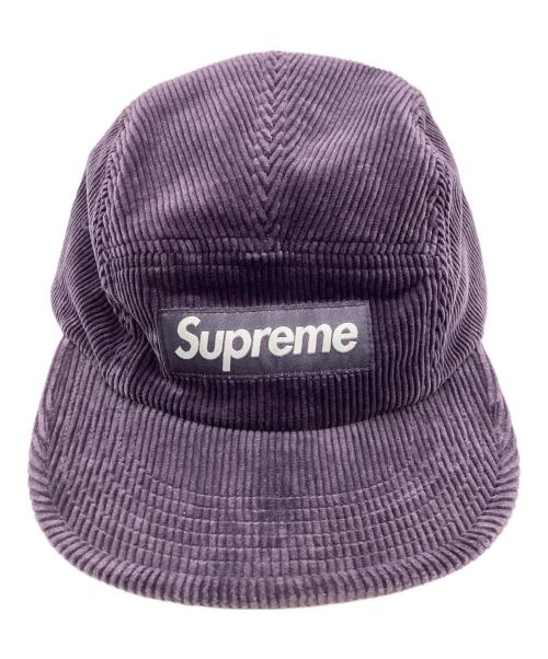 SUPREME（シュプリーム）Supreme (シュプリーム) Corduroy Camp Cap/コーデュロイキャンプキャップ パープルの古着・服飾アイテム