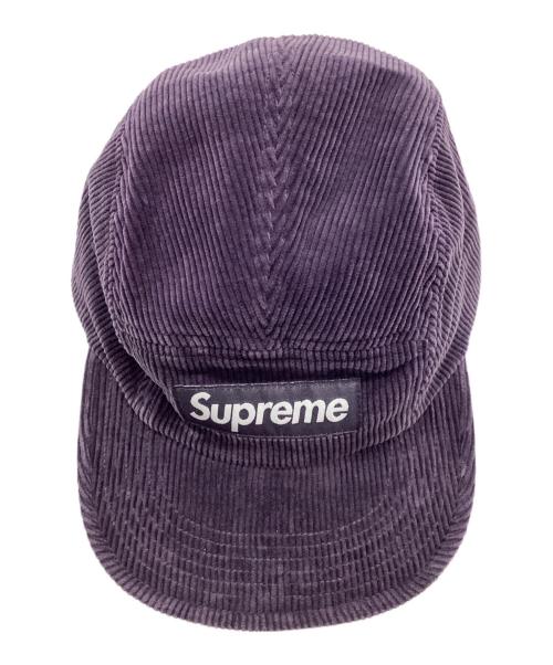 SUPREME（シュプリーム）Supreme (シュプリーム) Corduroy Camp Cap/コーデュロイキャンプキャップ パープルの古着・服飾アイテム