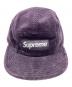 Supreme (シュプリーム) Corduroy Camp Cap/コーデュロイキャンプキャップ パープル：8000円