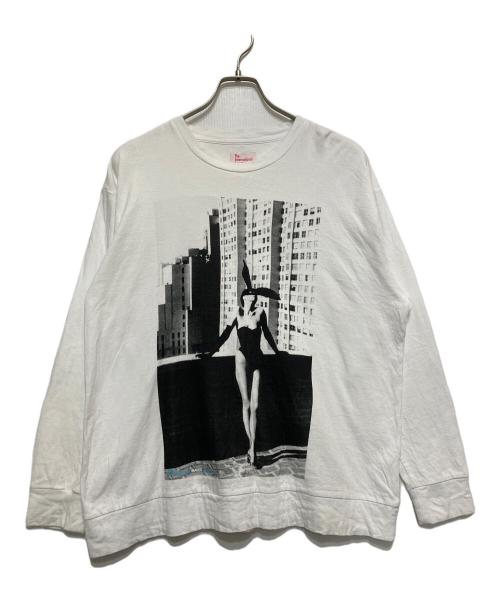 THE INTERNATIONAL IMAGES COLLECTION（ザ インターナショナルイメージズ コレクション）THE INTERNATIONAL IMAGES COLLECTION (ザ インターナショナルイメージズ コレクション) ロングスリーブカットソー ホワイト サイズ:Ⅿの古着・服飾アイテム