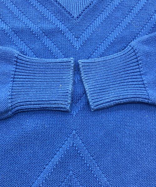 HERMES（エルメス）HERMES (エルメス) コットンニット ブルー サイズ:34の古着・服飾アイテム