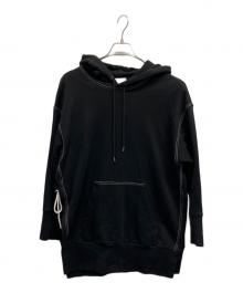 3.1 phillip lim（スリーワンフィリップリム）の古着「サイドスリットパーカー」｜ブラック