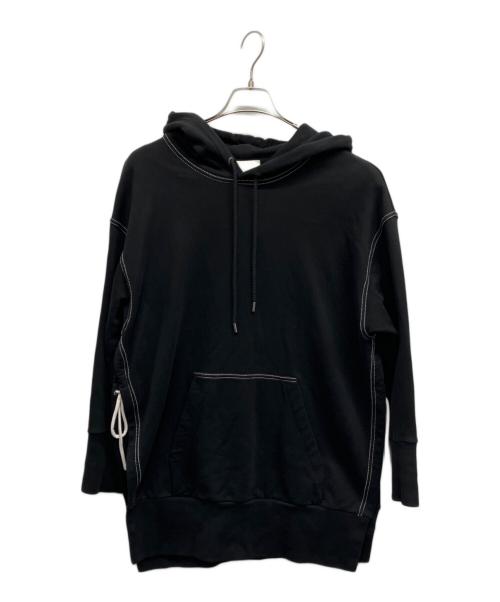 3.1 phillip lim（スリーワンフィリップリム）3.1 phillip lim (スリーワンフィリップリム) サイドスリットパーカー ブラック サイズ:XSの古着・服飾アイテム