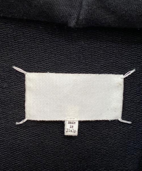 Maison Margiela（メゾンマルジェラ）Maison Margiela (メゾンマルジェラ) テープロゴフーディ ブラック サイズ:40の古着・服飾アイテム