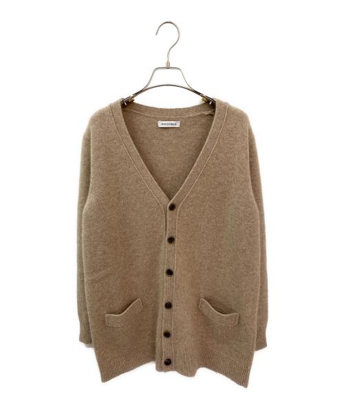 MADISON BLUE（マディソンブルー）MADISON BLUE (マディソンブルー) BIG V CD W RACCOON カーディガン ベージュ サイズ:00の古着・服飾アイテム