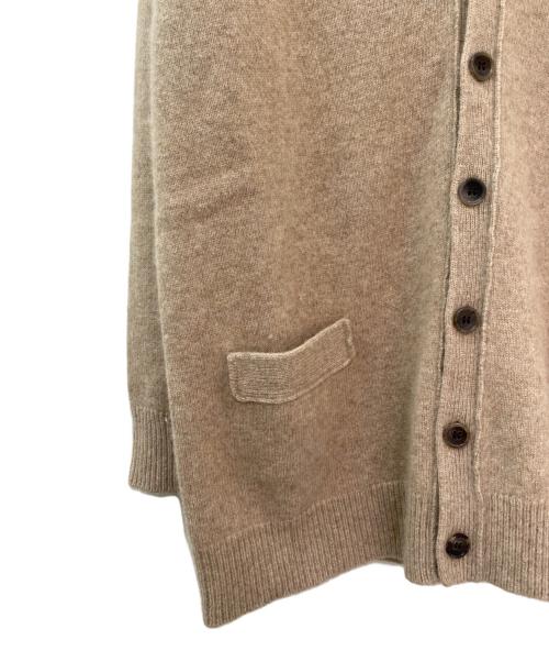 MADISON BLUE（マディソンブルー）MADISON BLUE (マディソンブルー) BIG V CD W RACCOON カーディガン ベージュ サイズ:00の古着・服飾アイテム