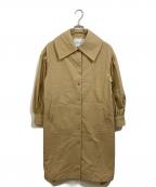 SHIPS anyシップスエニィ）の古着「クラシカルステンカラートレンチ コート」｜ベージュ