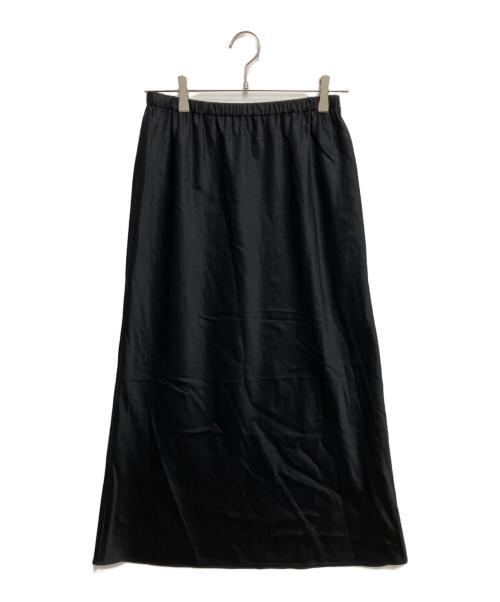 EVERYDAY I LIKE.（エヴリデイ アイ ライク）EVERYDAY I LIKE. (エヴリデイ アイ ライク) Minimal Satin スカート ブラック サイズ:freeの古着・服飾アイテム