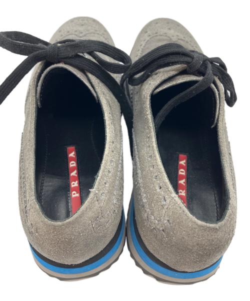 PRADA SPORTS（プラダスポーツ）PRADA SPORTS (プラダスポーツ) ウィングチップシューズ グレー サイズ:7.5の古着・服飾アイテム