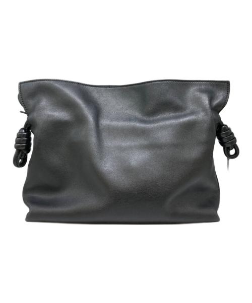 LOEWE（ロエベ）LOEWE (ロエベ) フラメンコ クラッチ ミディアム / ショルダーバッグ ブラックの古着・服飾アイテム