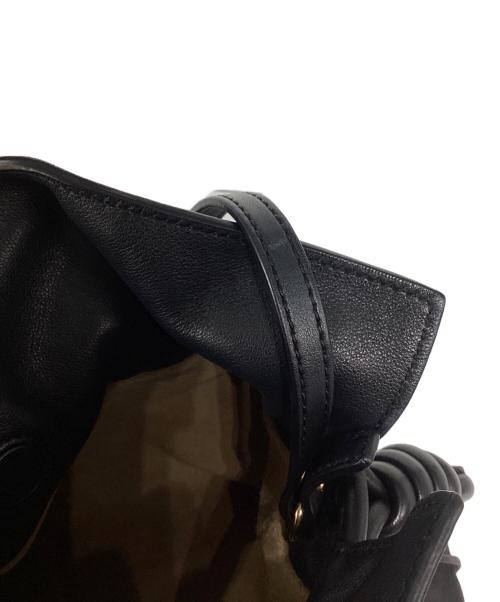 LOEWE（ロエベ）LOEWE (ロエベ) フラメンコ クラッチ ミディアム / ショルダーバッグ ブラックの古着・服飾アイテム