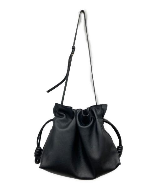 LOEWE（ロエベ）LOEWE (ロエベ) フラメンコ クラッチ ミディアム / ショルダーバッグ ブラックの古着・服飾アイテム