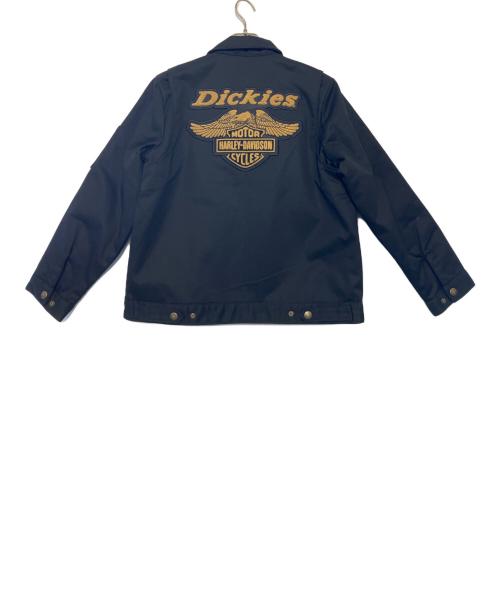 Dickies（ディッキーズ）Dickies (ディッキーズ) HARLEY-DAVIDSON (ハーレーダビッドソン) キルティング裏地付きアイゼンハワージャケット ブラック サイズ:Mの古着・服飾アイテム