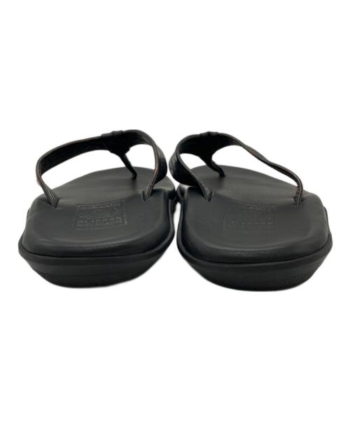 ISLAND SLIPPER（アイランドスリッパ）ISLAND SLIPPER (アイランドスリッパ) 型押しトングサンダル ブラック サイズ:10の古着・服飾アイテム