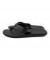 ISLAND SLIPPER (アイランドスリッパ) 型押しトングサンダル ブラック サイズ:10：9000円