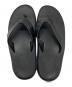 中古・古着 ISLAND SLIPPER (アイランドスリッパ) 型押しトングサンダル ブラック サイズ:10：9000円