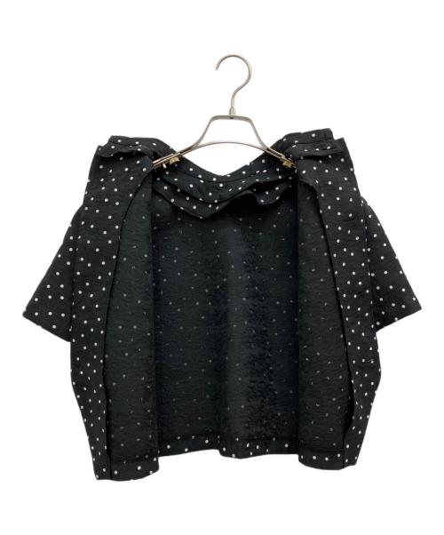 COEL（コエル）COEL (コエル) 2WAYカラードットブラウス ブラック サイズ:Fの古着・服飾アイテム
