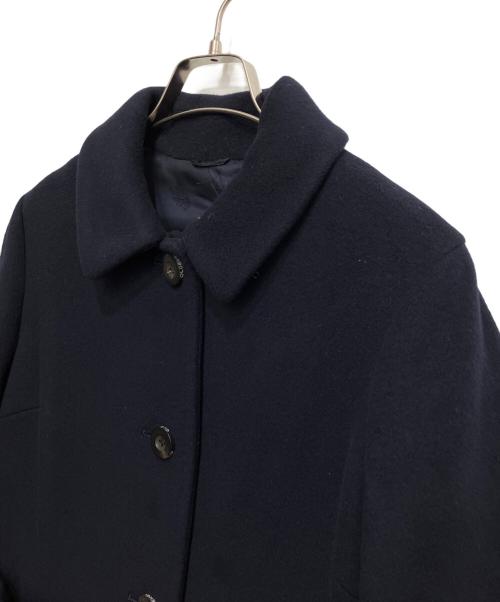OLD ENGLAND（オールドイングランド）OLD ENGLAND (オールドイングランド) ウール混シングルコート ネイビー サイズ:34の古着・服飾アイテム
