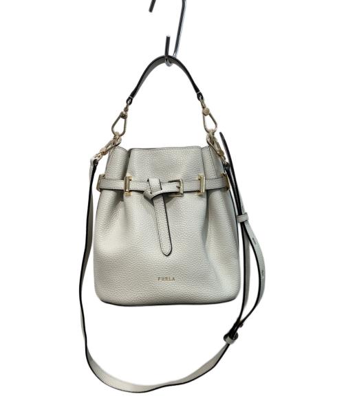 FURLA（フルラ）FURLA (フルラ) ショルダーバッグ　AURA MINI DRAWSTRING アイボリー サイズ:-の古着・服飾アイテム
