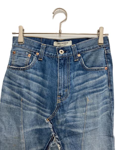 JUNYA WATANABE COMME des GARCONS（(ジュンヤワタナベ コムデギャルソン）JUNYA WATANABE COMME des GARCONS ((ジュンヤワタナベ コムデギャルソン) 再構築変形デニムスカート インディゴ サイズ:XSの古着・服飾アイテム