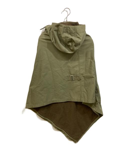 JUNYA WATANABE COMME des GARCONS（ジュンヤワタナベ コムデギャルソン）JUNYA WATANABE COMME des GARCONS ((ジュンヤワタナベ コムデギャルソン) ポンチョ オリーブ サイズ:XSの古着・服飾アイテム
