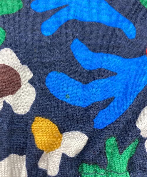 mina perhonen（ミナ ペルホネン）mina perhonen (ミナ ペルホネン) 総柄ニットワンピース ネイビー サイズ:SIZE 38の古着・服飾アイテム