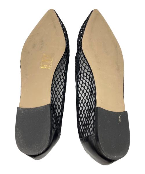 CORSO ROMA 9（コルソローマノーヴェ）CORSO ROMA 9 (コルソローマノーヴェ) メッシュネットパンプス ブラック サイズ:36の古着・服飾アイテム