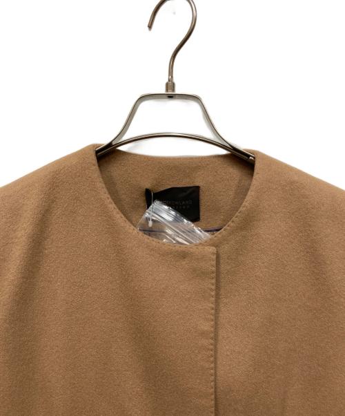 TOMORROW LAND collection（トゥモローランドコレクション）TOMORROW LAND collection (トゥモローランドコレクション) ピュアカシミヤノーカラーコート ブラウン サイズ:36の古着・服飾アイテム
