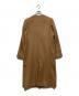 TOMORROW LAND collection (トゥモローランドコレクション) ピュアカシミヤノーカラーコート ブラウン サイズ:36：18000円