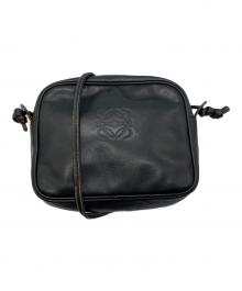 LOEWE（ロエベ）の古着「オールドアナグラムカメラバッグ」｜ブラック
