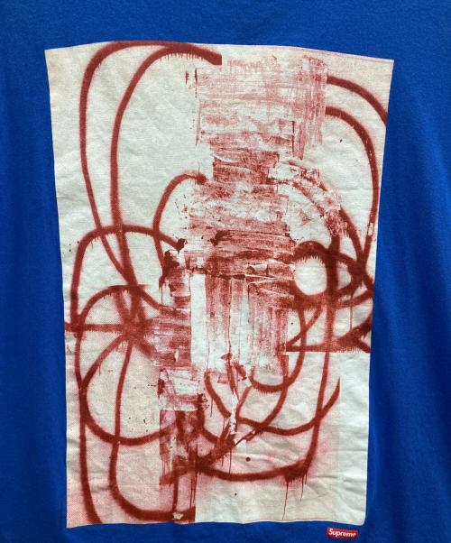 SUPREME（シュプリーム）SUPREME (シュプリーム) Christopher Wool 2001 Tee ブルー サイズ:Mの古着・服飾アイテム