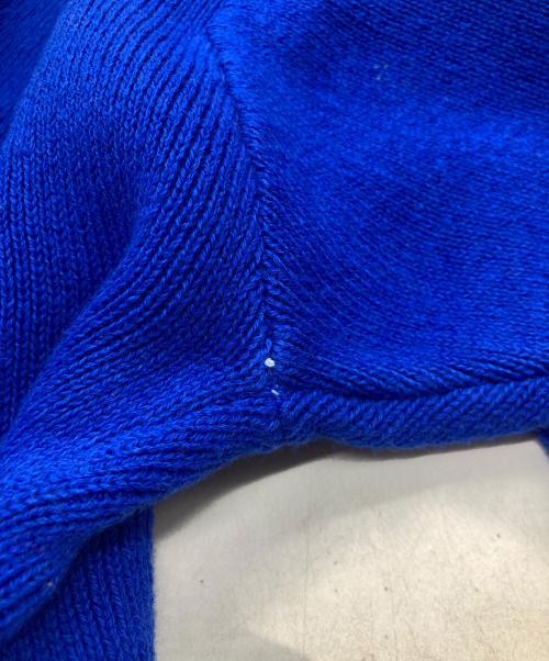 6(ROKU) BEAUTY&YOUTH（ロク ビューティーアンドユース）6(ROKU) BEAUTY&YOUTH (ロク ビューティーアンドユース) BOTANICAL DYE SLIT KNIT ボタニカル ダイ スリット ニット ブルー サイズ:FREEの古着・服飾アイテム