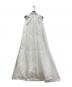MARILYN MOON（マリリンムーン）の古着「sheer starched cotton gather dress」｜ホワイト