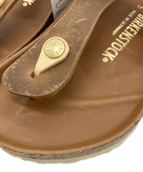 BIRKENSTOCK（ビルケンシュトック）BIRKENSTOCK (ビルケンシュトック) Gizeh Big Buckle ブラウン サイズ:38の古着・服飾アイテム