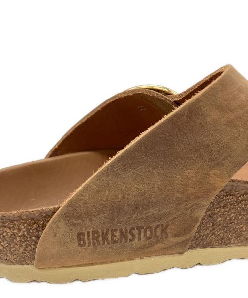 BIRKENSTOCK（ビルケンシュトック）BIRKENSTOCK (ビルケンシュトック) Gizeh Big Buckle ブラウン サイズ:38の古着・服飾アイテム