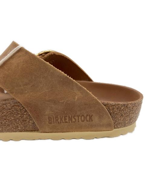 BIRKENSTOCK（ビルケンシュトック）BIRKENSTOCK (ビルケンシュトック) Gizeh Big Buckle ブラウン サイズ:38の古着・服飾アイテム