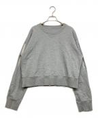 MM6 Maison Margielaエムエムシックスメゾンマルジェラ）の古着「Knife-cut sweat」｜グレー