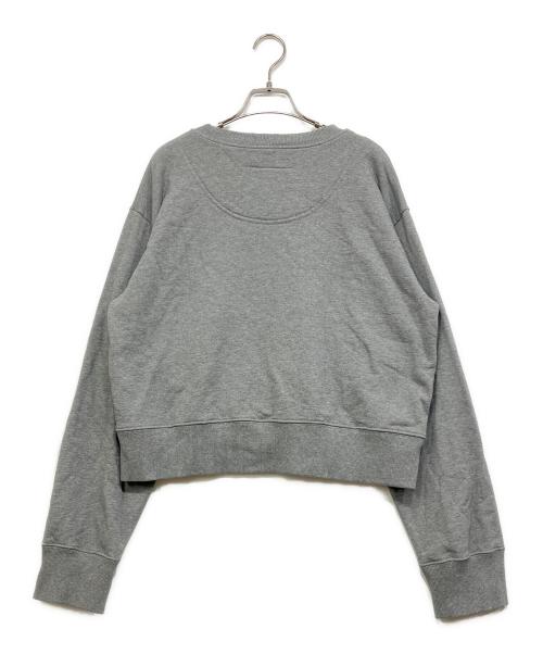 MM6 Maison Margiela（エムエムシックスメゾンマルジェラ）MM6 Maison Margiela (エムエムシックスメゾンマルジェラ) Knife-cut sweat グレー サイズ:Mの古着・服飾アイテム