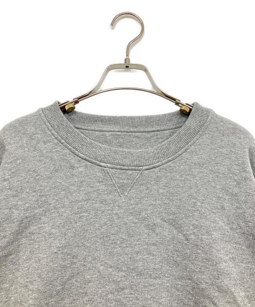 MM6 Maison Margiela（エムエムシックスメゾンマルジェラ）MM6 Maison Margiela (エムエムシックスメゾンマルジェラ) Knife-cut sweat グレー サイズ:Mの古着・服飾アイテム